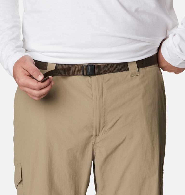 Men's Columbia Silver Ridge Cargo Pants Khaki | Plus Size CA-F68A5